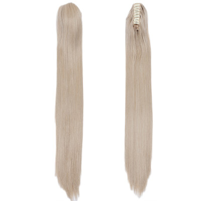 

Long Thick Claw Jaw Ponytail Big Straight Wave Clip in Pony Tail Hair Extension Extensions