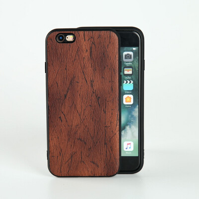 

Packages Cases For iPhone 6 6S 7 8 Plus X Xr Xs Max Case PU Leather Wood texture Soft TPU Silicone Shell Case PU Leather Wood text