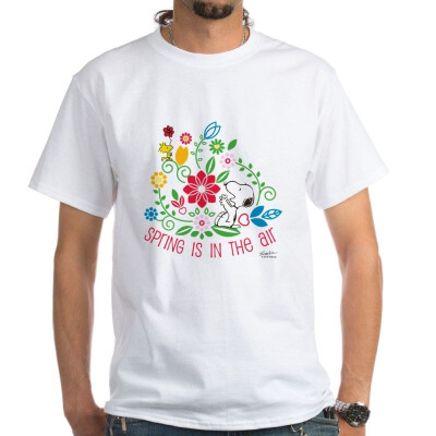 

CafePress - Snoopy Spring - 100 Cotton T-Shirt White