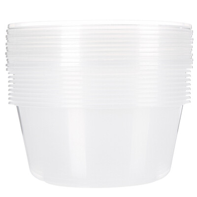 

Jingdong supermarket] Ogilvy & Mather clean one-time crisper round circular belt cover box 750 ml 10 set 7006