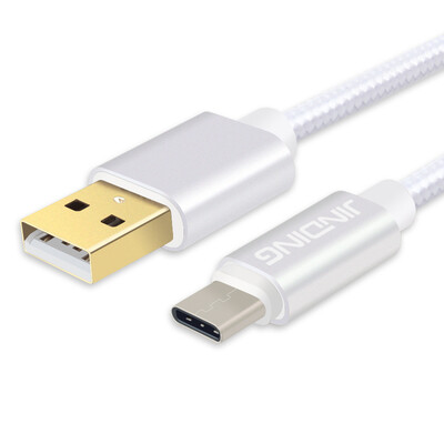 

JINDING JD-U09 Тип-c3.1 оборотов usb2.0 линия для передачи данных для музыки как просо 4c Meizu PRO5 a plus мобильный телефон (1 метр серебристый белый)