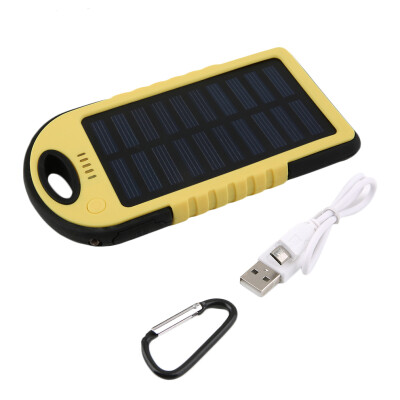 

Ultra-thin Dual-USB Waterproof Solar Power Bank Battery Charger for Cellphone