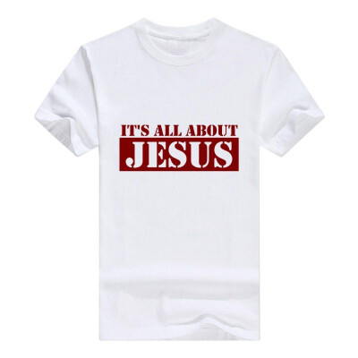 

Christian Religious Men Tshirt Its All About Jesus