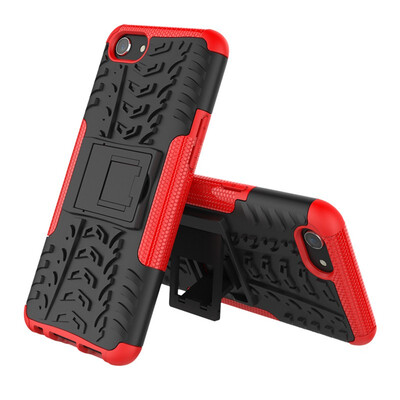 

Fivice OPPO A83A1 Case TPU anti-fall tire pattern back clip bracket phone case