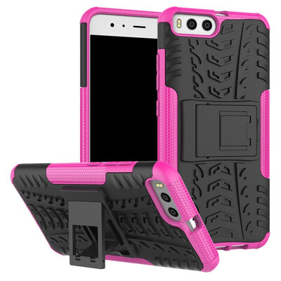

Fivice Redmi 66A Case TPU anti-fall tire pattern back clip bracket phone case