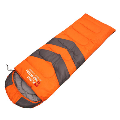 

Elmont ALPINT MOUNTAIN Sleeping Bag Outdoor Adult Spring Winter Winter Camping Camping 610-305 Orange