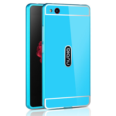 

MOONCASE Plating Metal Frame Edge Protective Shell 2 in 1 Thin Case Cover for ZTE Nubia Z9 Max (5.5 ) / ZTE Nubia Z9 mini ( 5.0