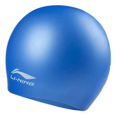 

Li Ning LI-NING Long hair silicone waterproof swimming cap male ladies swimming cap LSJK808 blue