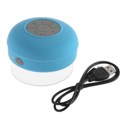 

Waterproof Wireless Bluetooth Handsfree Mic Suction Speaker Shower Car