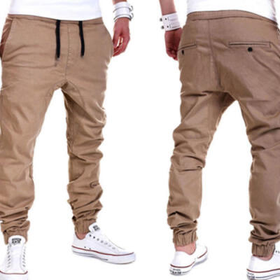 

Mens Trousers Sweatpants Harem Cargo Pants Slacks Casual Jogger Sportwear Baggy