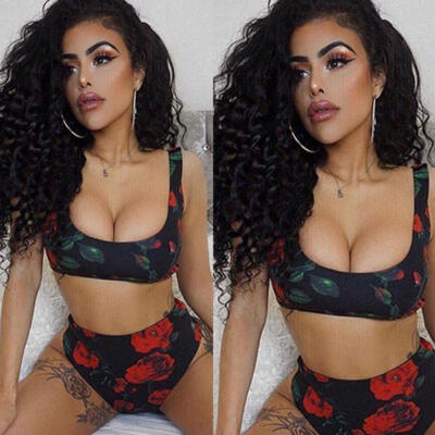 

Womens High Waisted Bikini Sets Beach Swimwear Swimsuit Ladies Bathing Suit
