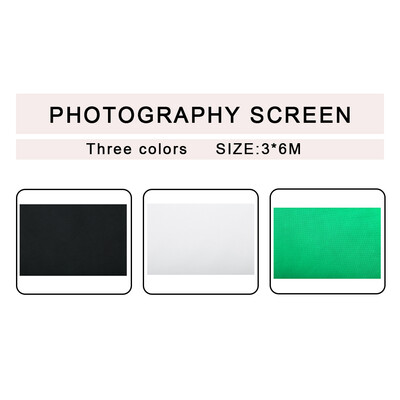 

3 6M Photography Studio Non-woven Screen Photo Backdrop Background
