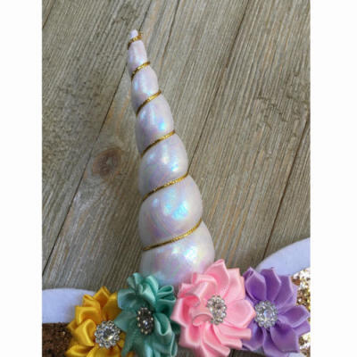 

USA Magical Unicorn Horn Head Band Party Kids Hair Headband Fancy Dress Cosplay