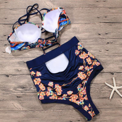 

New Women One-Piece Swimsuit Beachwear Swimwear Push-up Monokini Bikini Bathing