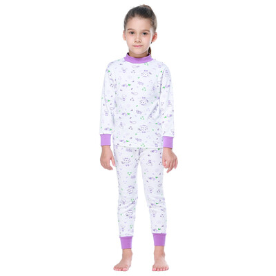 

Red beans (Hodo) cotton underwear suit women in the big children autumn and winter 100% cotton Qiu Qiuqiu HD8086 purple F165