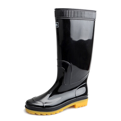 

HUILI rain boots outdoor boots sets of shoes HXL807 black tube 39 yards