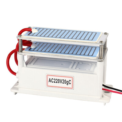 

Portable 20gh 220V Ceramic Ozone Generator Double Integrated Plate Ozonizer Water Air Purifier For Chemical Factory Home Car Ster