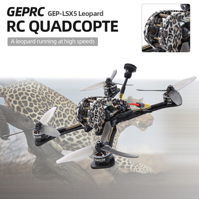 

GEPRC GEP-LSX5 Leopard 230mm RC FPV Racing Drone 2306 2450kv Brushless Motor 600TVL Camera with Frsky XM Receiver BNF