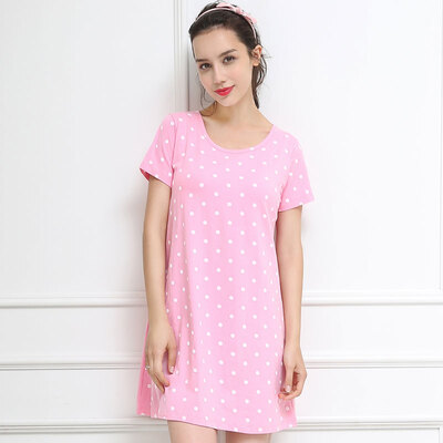 

Nanjiren Ladies Home Short-sleeved Cotton Pajamas