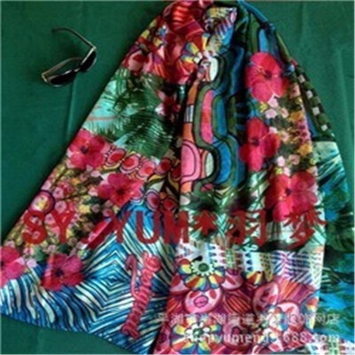 

New Fashion Summer Beach Scarves Print Desigues Women Scarf Cute Cappa Sun Block Voile Shawl Shirts