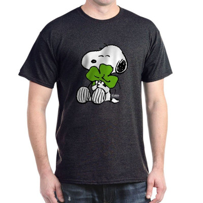 

CafePress Snoopy Hugging Clover - 100 Cotton T-Shirt