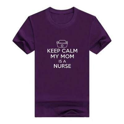 

Baby Gifts For All Keep Calm My Mom Is a Nurse Bodysuit Bib Bundle Mens t-Shirt