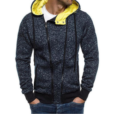 

UK Mens Winter Hoodies Sweatshirt Sweater Jumper Outwear Coat Zipper Jacket Tops