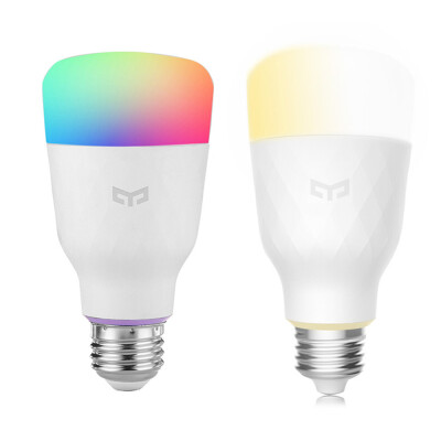 

Yeelight YLDP06YL YLDP05YL E27 Wireless WiFi Control Smart Light Bulb Double-color Temperature RGB 2PCS