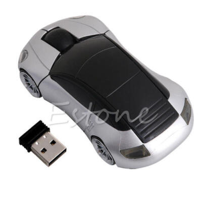 

Car Shape 24GHz Wireless Cordless Optical Mouse Mice USB Receiver for PC Laptop