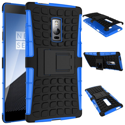 

Fivice One Plus Two Case TPU anti-fall tire pattern back clip bracket phone case