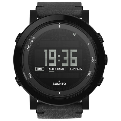 

Suunto (SUUNTO) происхождения керамические часы спорта на открытом воздухе альпинизмом поездка Бизнес носить часы черный кожаный ремешок SS022437000
