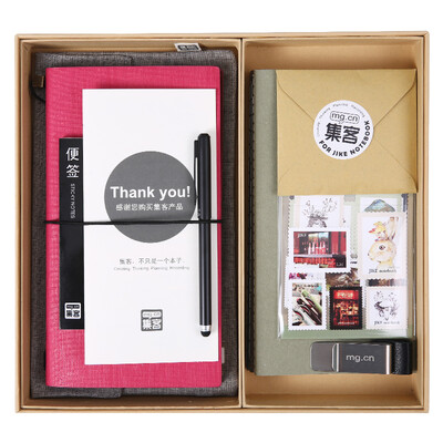 

Morning ( & G) HAPY0011 hatchback travel and notebook diary diary travel brochure (with core) 12 sets of orange