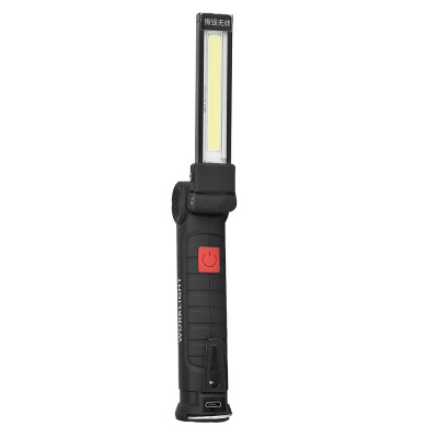 

Rechargeable LED Flashlight 360° Rotating Folding Work Light Inspection Lamp Hand Torch Magnetic Camping Tent Lantern