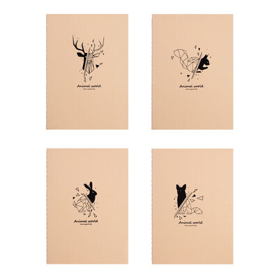 

Coix Comix 12 B560 Kraft soft copy stitching notebook office stationery Notepad ECC4102