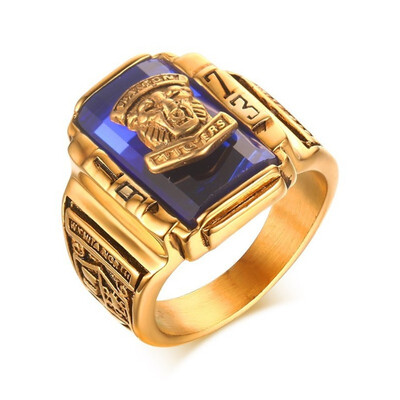 

Titanium steel ring is a retro ring for men