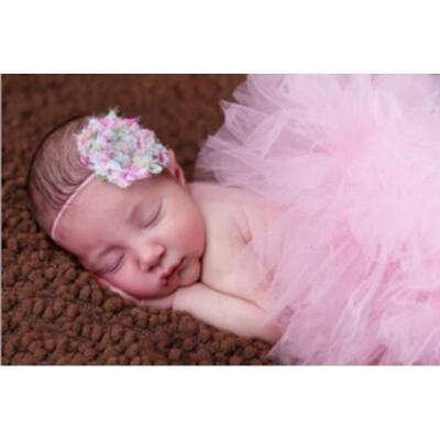 

US SHIP 9Types Newborn Baby Girls Tutu SkirtHeadband Floral Photography Clothes