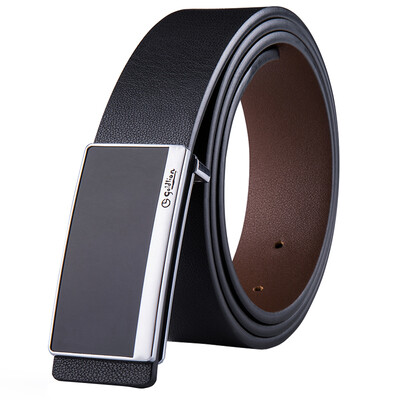 

Goldlion Men's Belt Fashion Plate buckle Business Belt