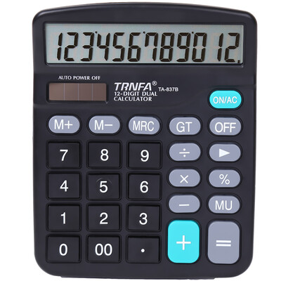 

Letter generator TRNFA 837B 12-bit dual power calculator gift battery