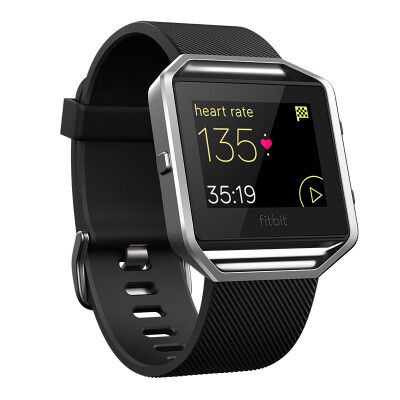 

Fitbit Blaze умный фитнес часы GPS глобального позиционирования в реальном времени в режиме мультиспорта обнаружения частоты сердечных сокращений телефонных звонков, чтобы напомнить контроль музыку чернушки