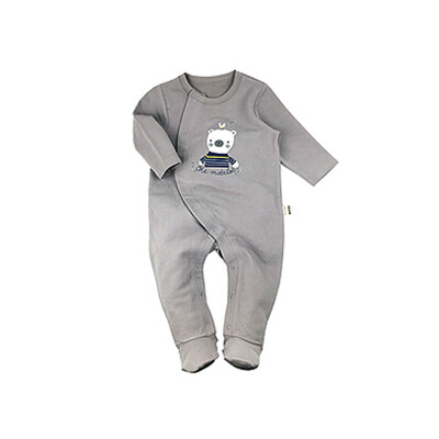 

new born babies cotton jumpsuit with foot long sleeve wear 2019 spring