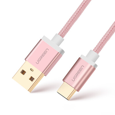 

Green Union Type-C data line Andrews mobile phone charging cable fast charge USB adapter charger power cord support Huawei P9 glory millet 5 music as 15 meters 20867 rose gold