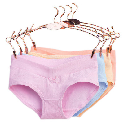 

Antarctic Nanjiren NA34X26062 Ladies Underwear 4 Mixed-color Gift Pack 95 Cotton Mid-waist Triangle Lingerie Bow 4 Colors Mix