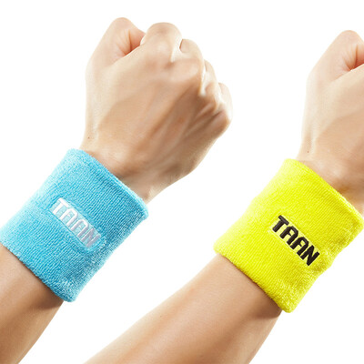 

TAION TAAN Badminton Tennis Towel Bracers Cotton Breath Sugar Breathable Wrist 7cm 85cm 1302 Sky Yellow Two