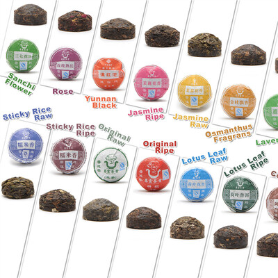 

Chang Yun Premium Mini Tuo Cha Puer Assortment 18 Pcs