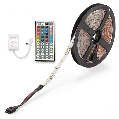 

ZDM Waterproof 5M 24W Rgb Smd Light Led Strip 44KEY IR Remote Controller Kit Dc12v