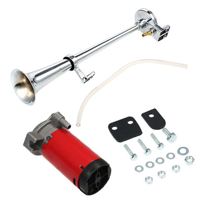 

12V Single Trumpet Horn of Air Electric Air Horn Compressor 180dB Super Loud for Trucks Lorrys Cars