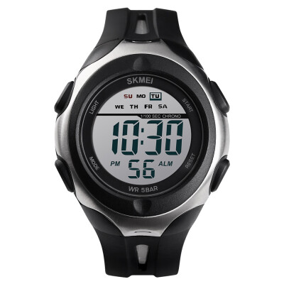 

SKMEI 1492 Men Watch Analog Digital Electronic Watch Fashion Casual Outdoor Sports Male Wristwatch 3 Time Display Alarm Stopwatch