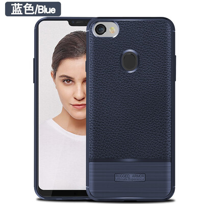 

Fivice OPPO F7 case luxury TPU anti-fall lychee silicone protective cover
