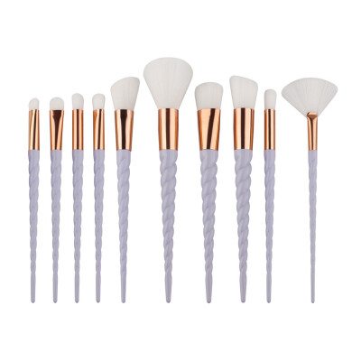 

King Love Star Makeup Brush kit 10PCS Soft Syntetic Hair Unicorn Makeup brushes Cosmetics tools Foundation Blush Eyeshadow Brushes