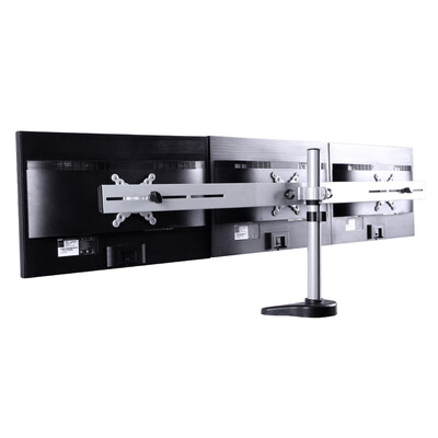 

FLEXIMOUNTS M15 Triple LCD Arm Desk Monitor Mount for 10-24 SamsungDellAsusAcerHPAOC LCD Computer Monitor
